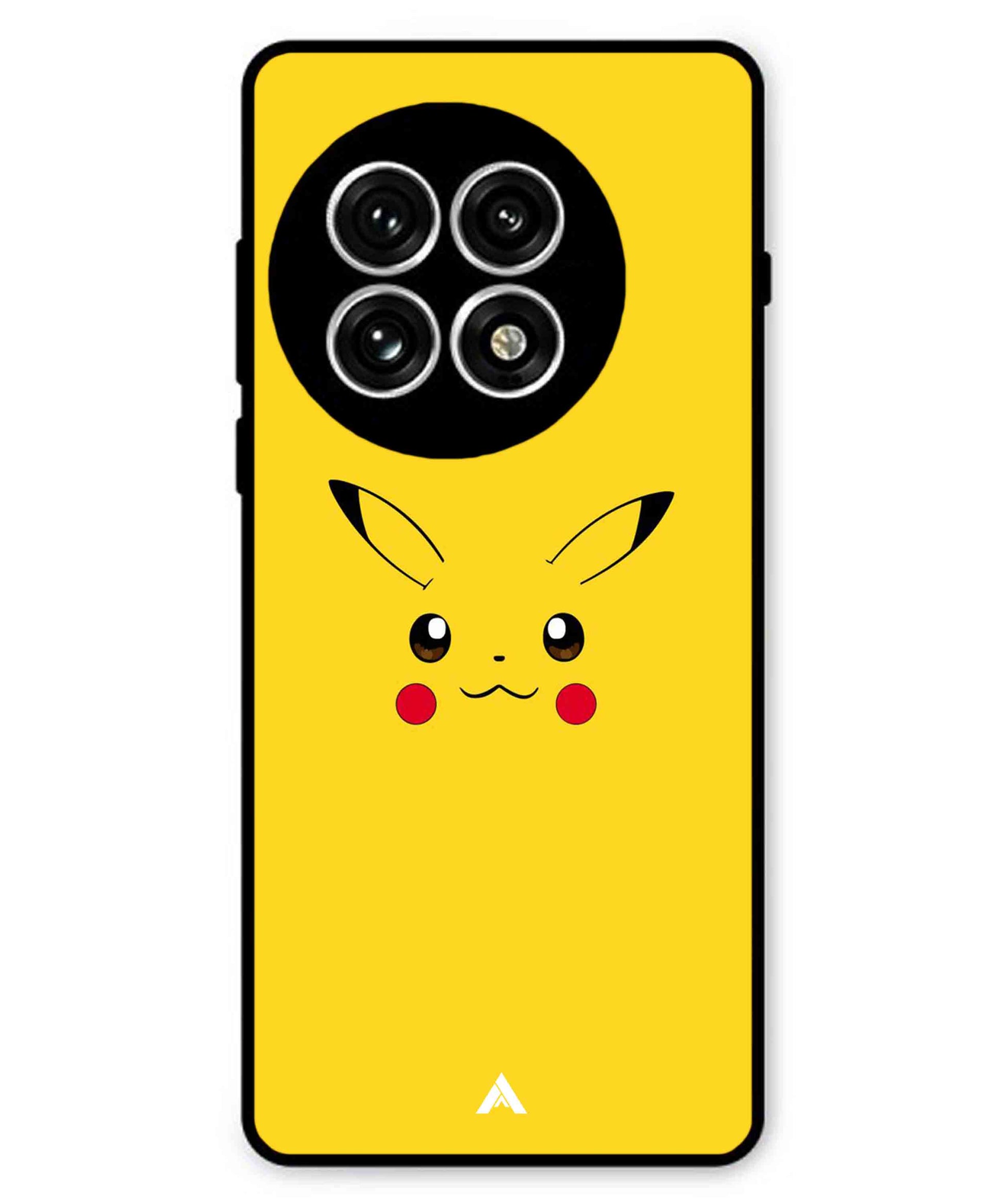 Pikachu Pokemon Metal Back Cover Phone Case for Oneplus 13R