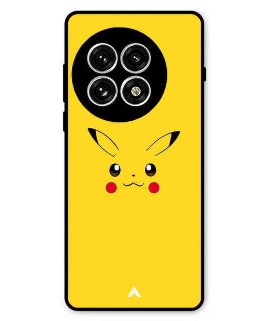 Pikachu Pokemon Metal Back Cover Phone Case for Oneplus 13R