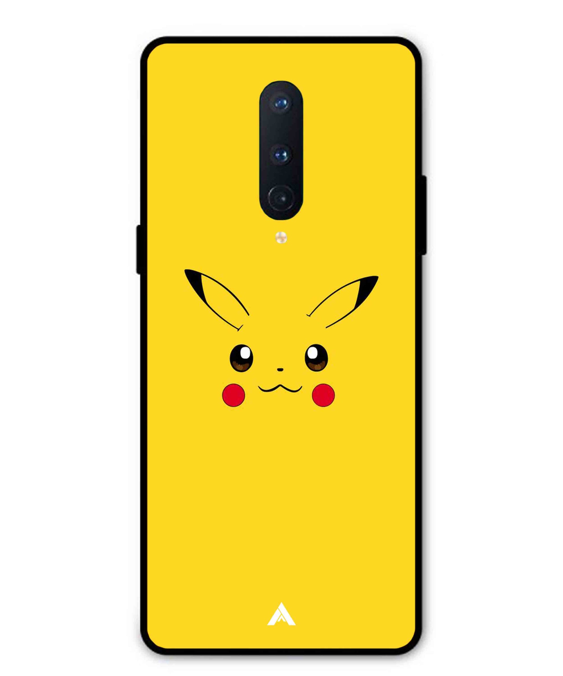 Pikachu Pokemon Metal Back Cover Phone Case for Oneplus 8