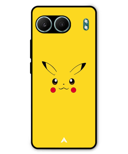 Pikachu Pokemon Metal Back Cover Phone Case for Oneplus Nord 4