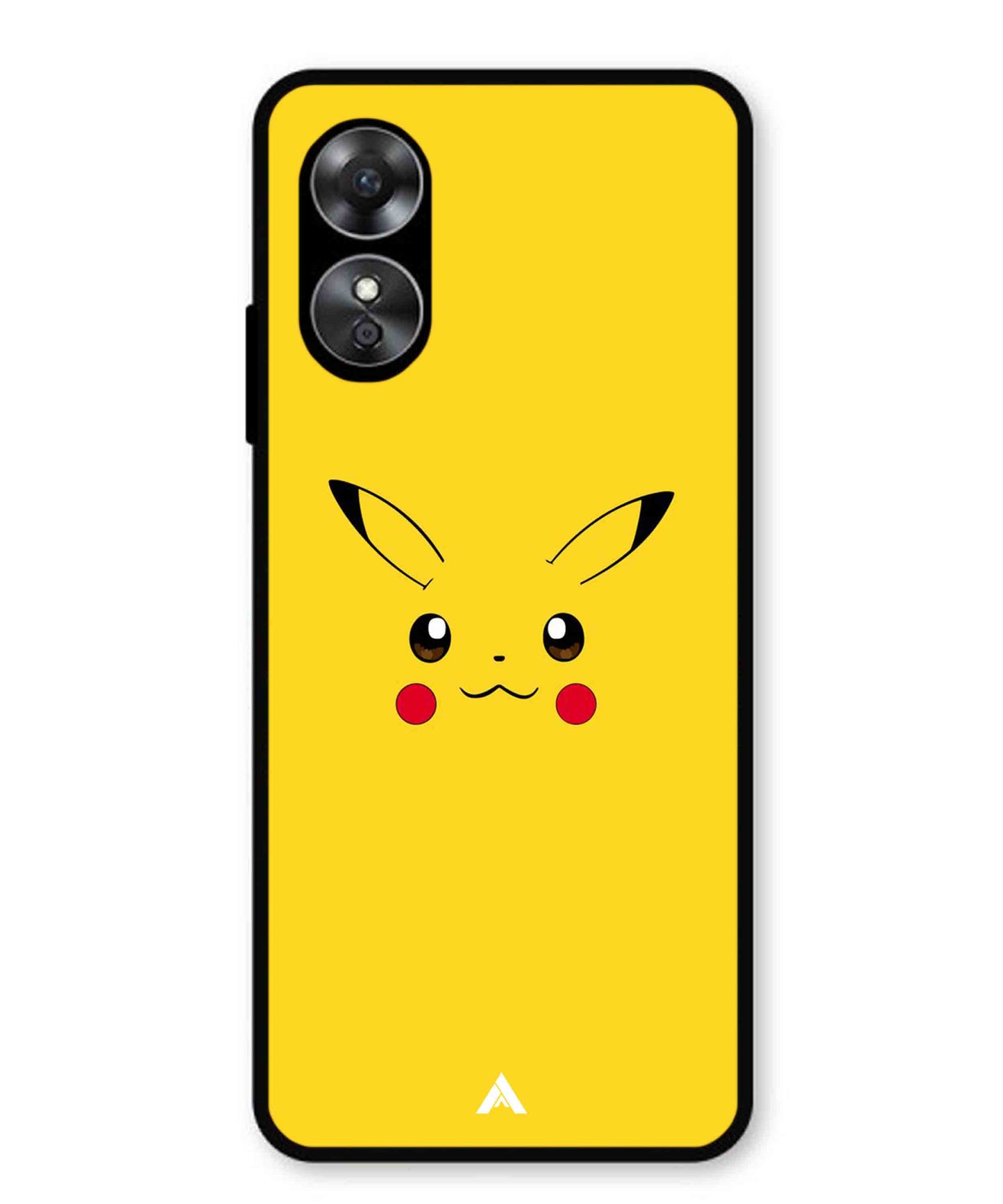 Pikachu Pokemon Metal Back Cover Phone Case for Oppo A17K