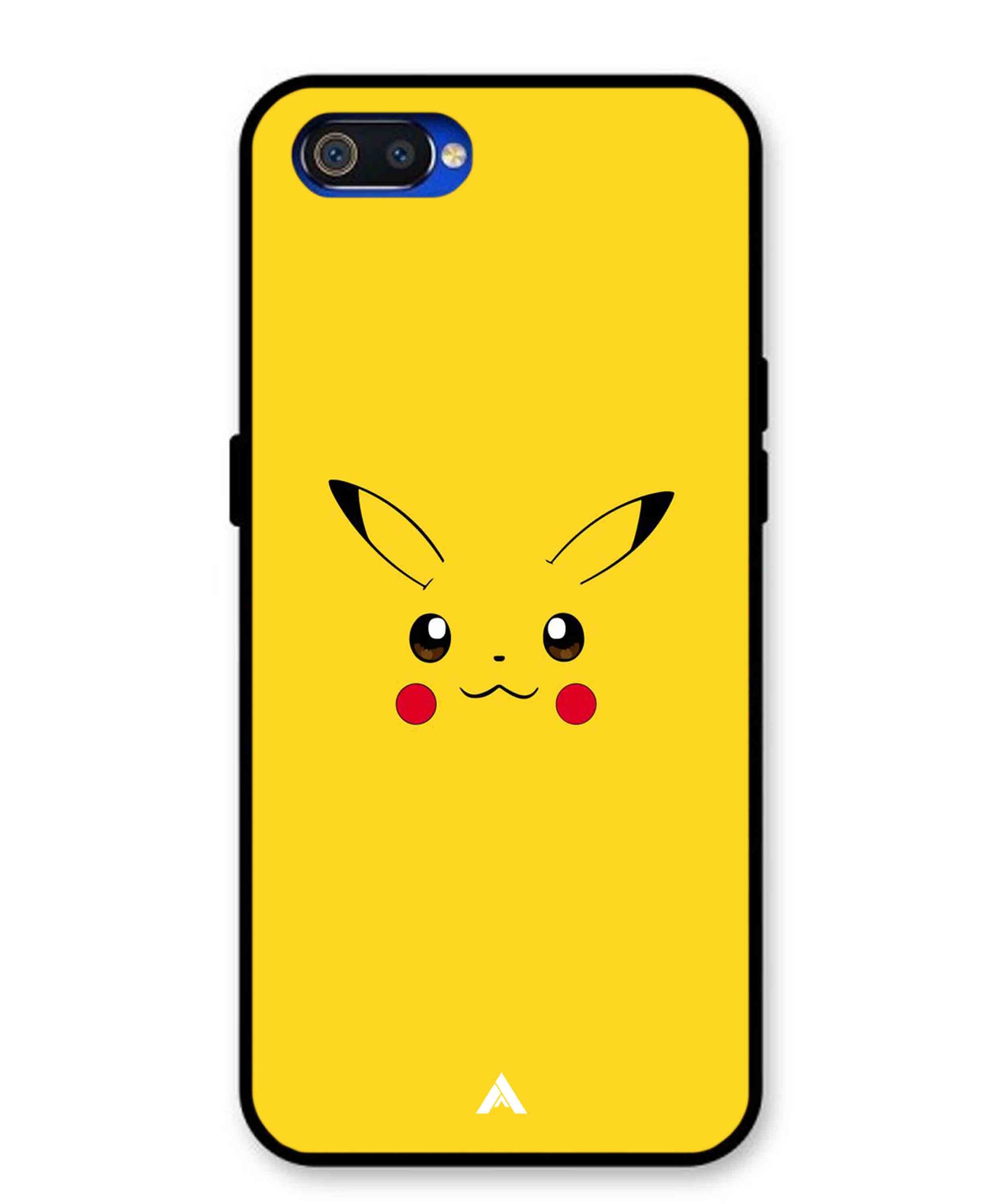 Pikachu Pokemon Metal Back Cover Phone Case for Oppo A1K