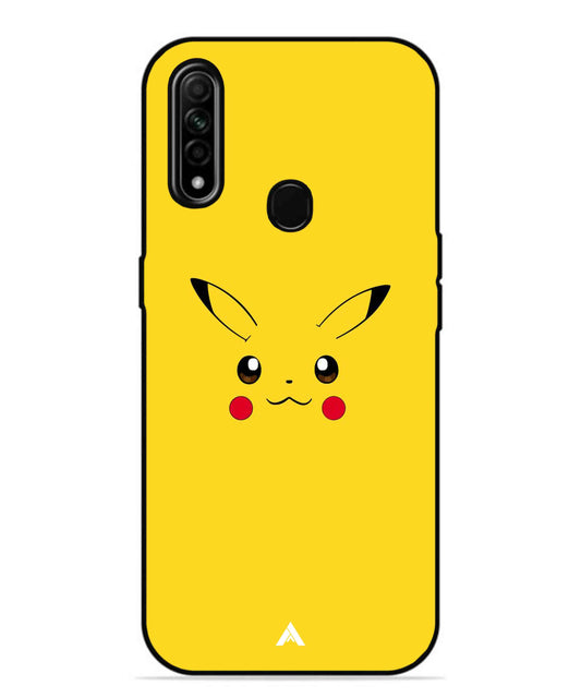 Pikachu Pokemon Metal Back Cover Phone Case for Oppo A31