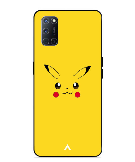 Pikachu Pokemon Metal Back Cover Phone Case for Oppo A52