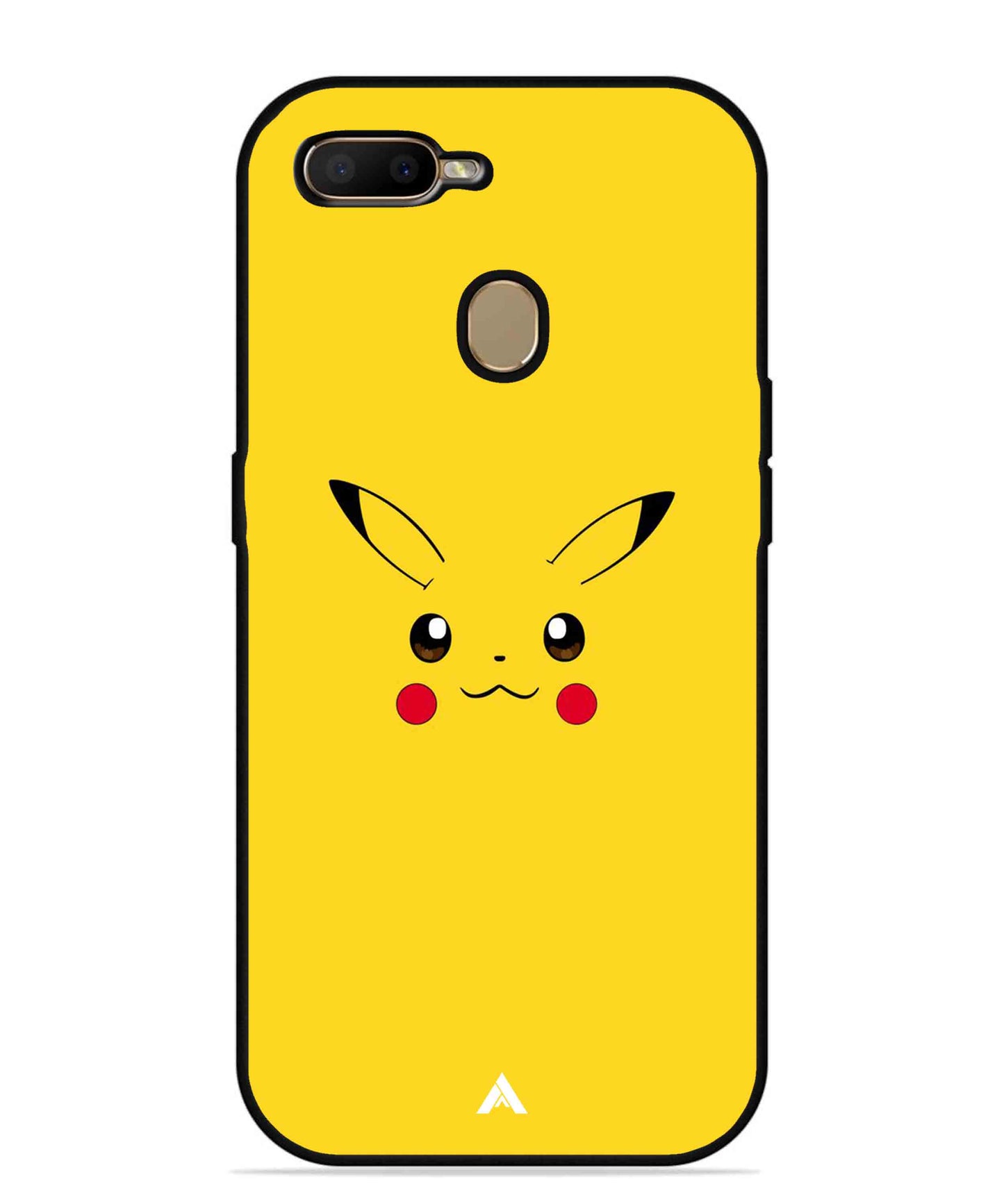 Pikachu Pokemon Metal Back Cover Phone Case for Oppo A5s