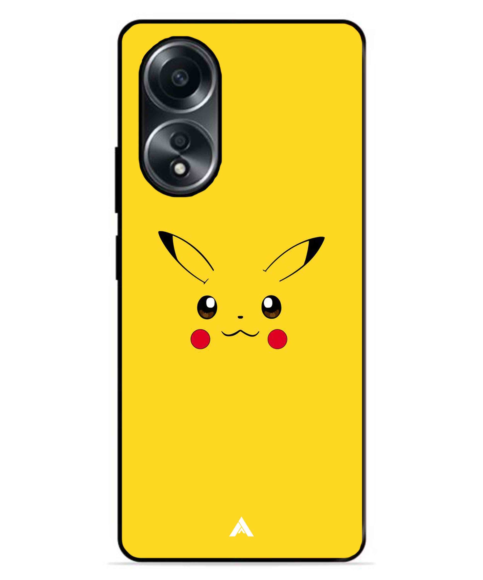 Pikachu Pokemon Metal Back Cover Phone Case for Oppo A78
