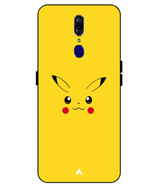 Pikachu Pokemon Metal Back Cover Phone Case for Oppo F11
