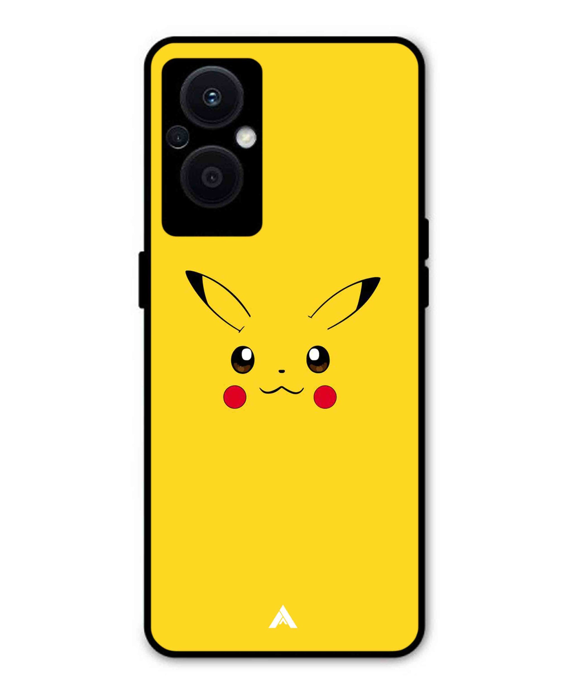 Pikachu Pokemon Metal Back Cover Phone Case for Oppo F21 Pro 5G