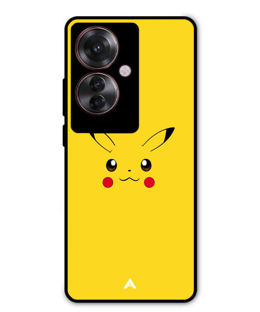 Pikachu Pokemon Metal Back Cover Phone Case for Oppo F25 Pro