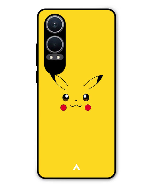 Pikachu Pokemon Metal Back Cover Phone Case for Oppo K12x