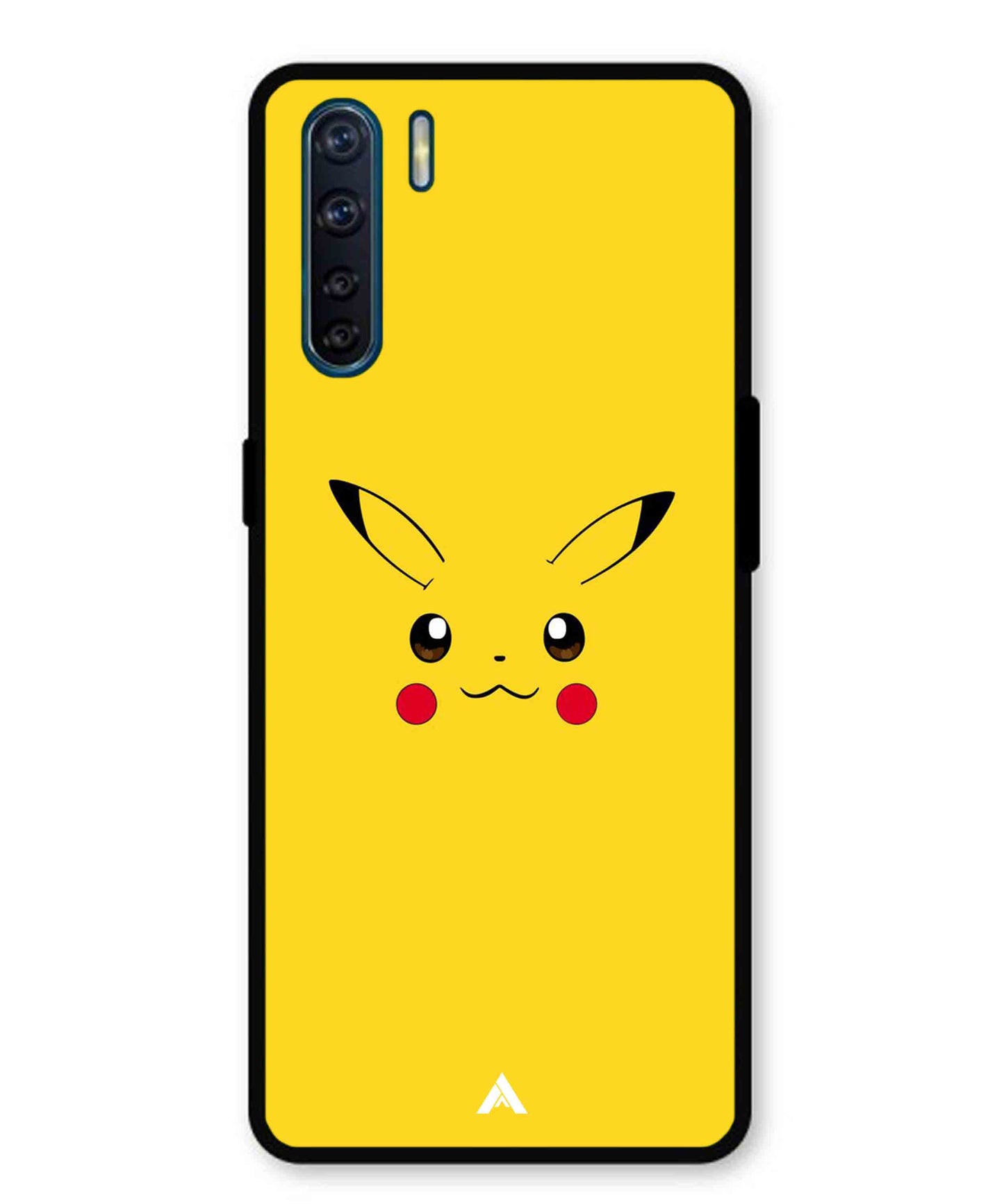 Pikachu Pokemon Metal Back Cover Phone Case for Oppo Reno 3