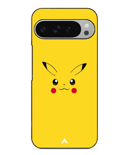 Pikachu Pokemon Metal Back Cover Phone Case for Pixel 9 Pro XL
