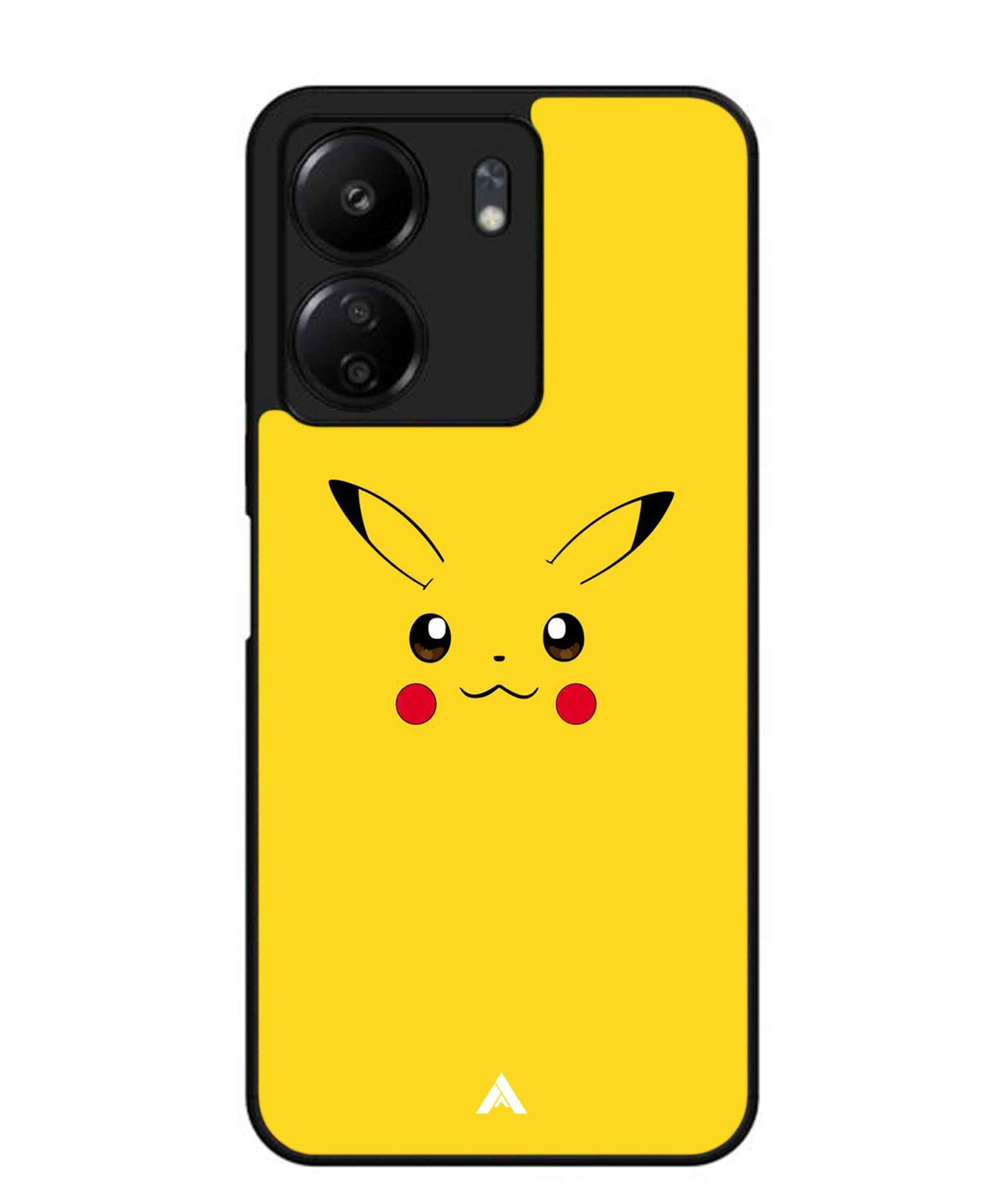 Pikachu Pokemon Metal Back Cover Phone Case for Poco C65