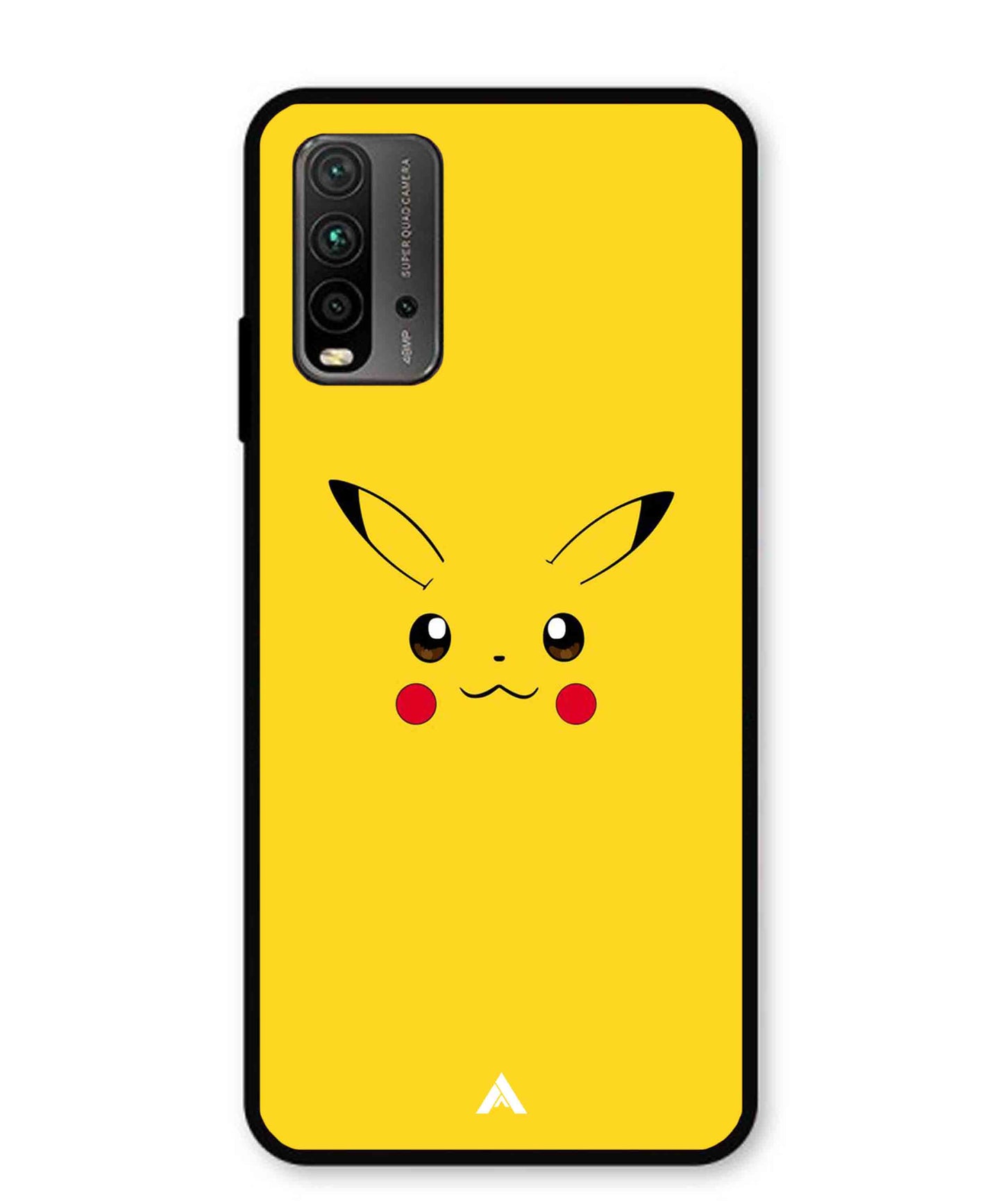 Pikachu Pokemon Metal Back Cover Phone Case for Poco M3