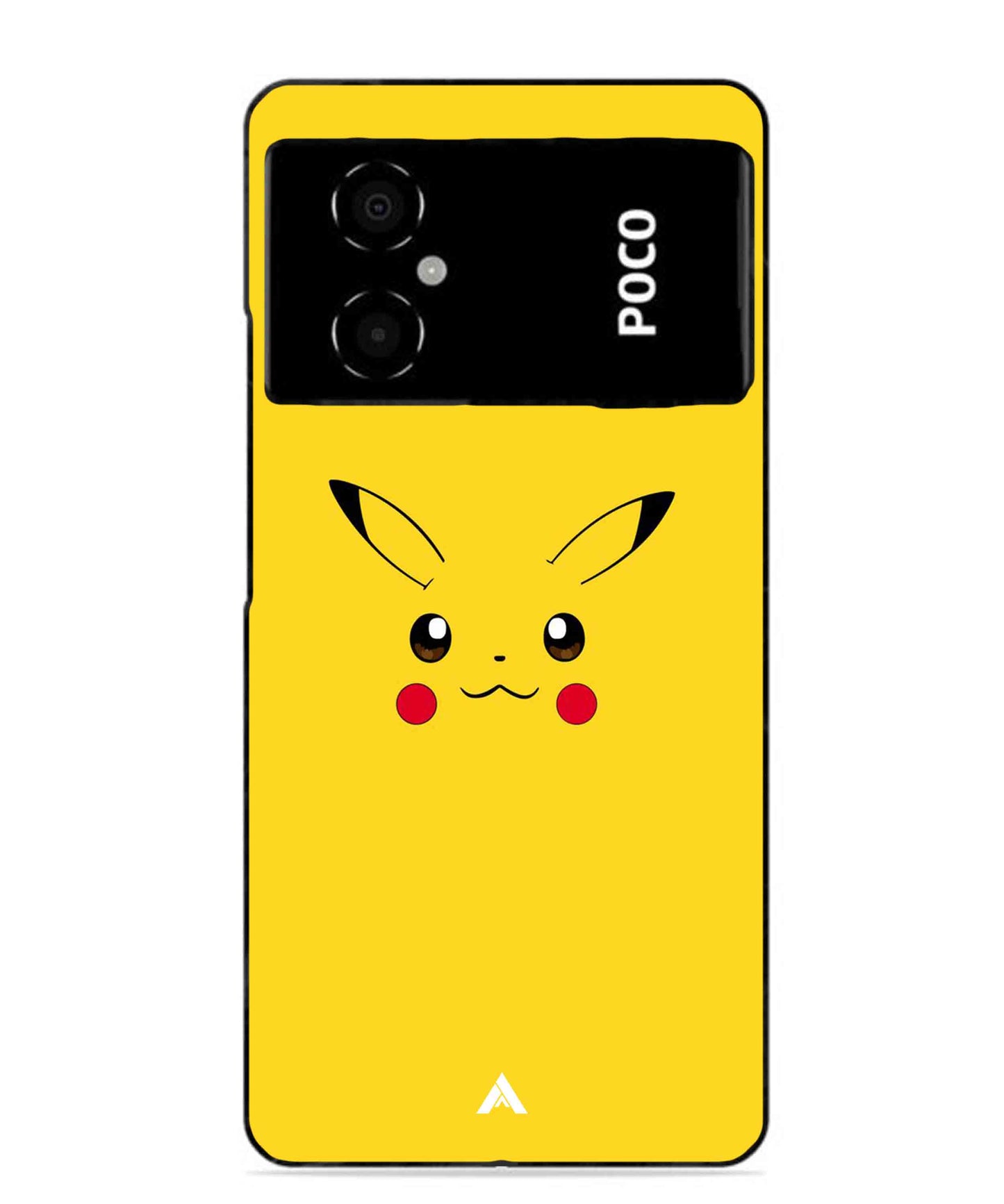 Pikachu Pokemon Metal Back Cover Phone Case for Poco M4 5G