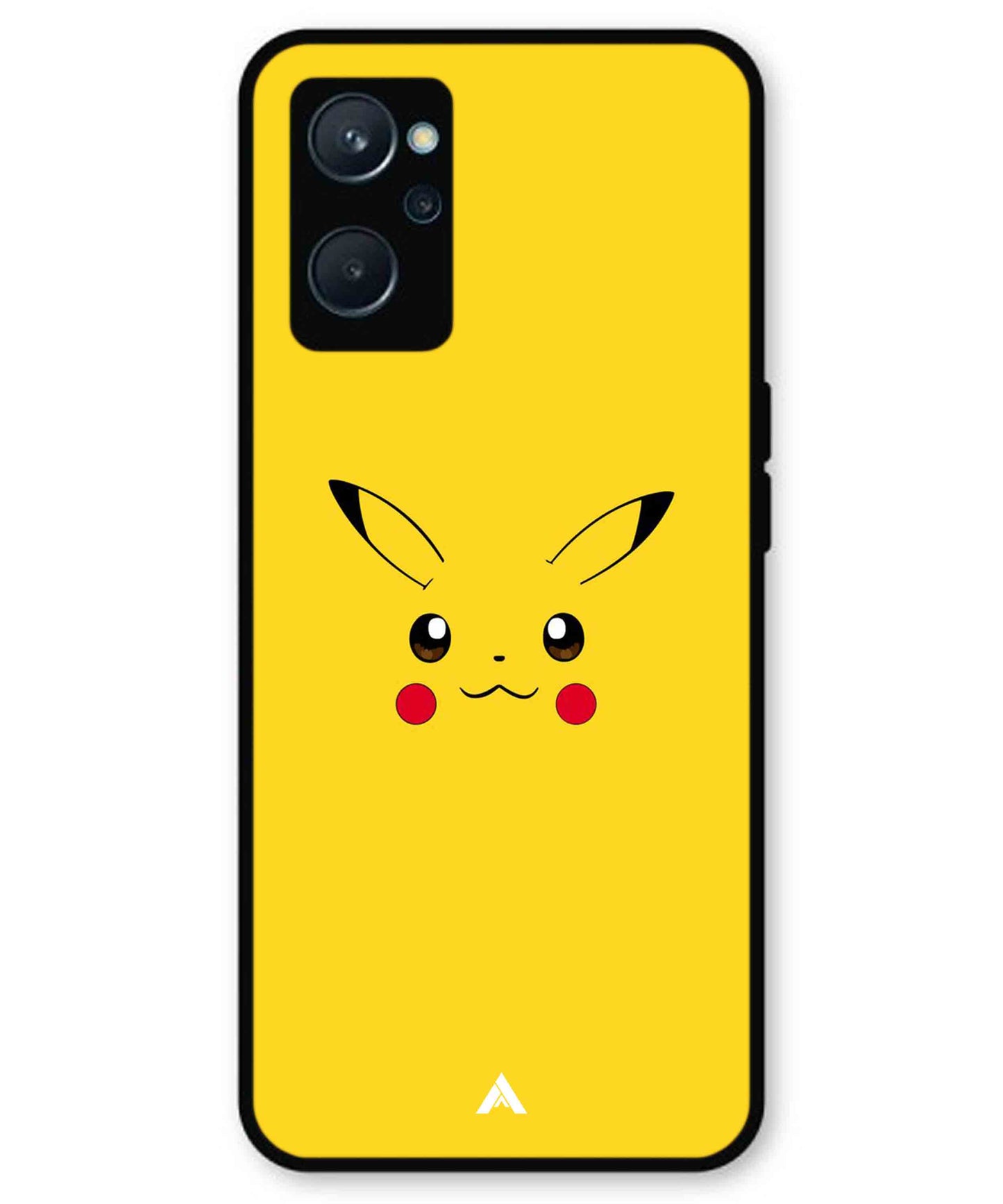 Pikachu Pokemon Metal Back Cover Phone Case for Realme 10
