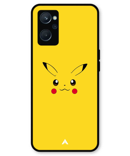 Pikachu Pokemon Metal Back Cover Phone Case for Realme 10