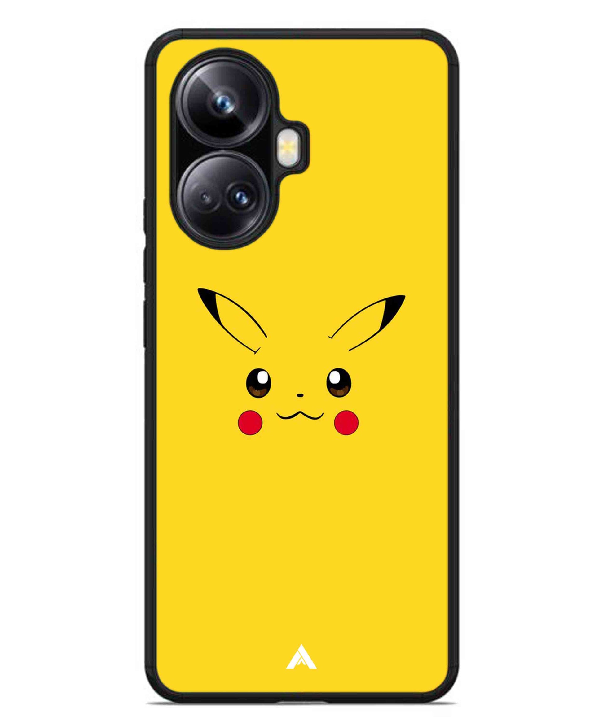 Pikachu Pokemon Metal Back Cover Phone Case for Realme 10 Pro Plus