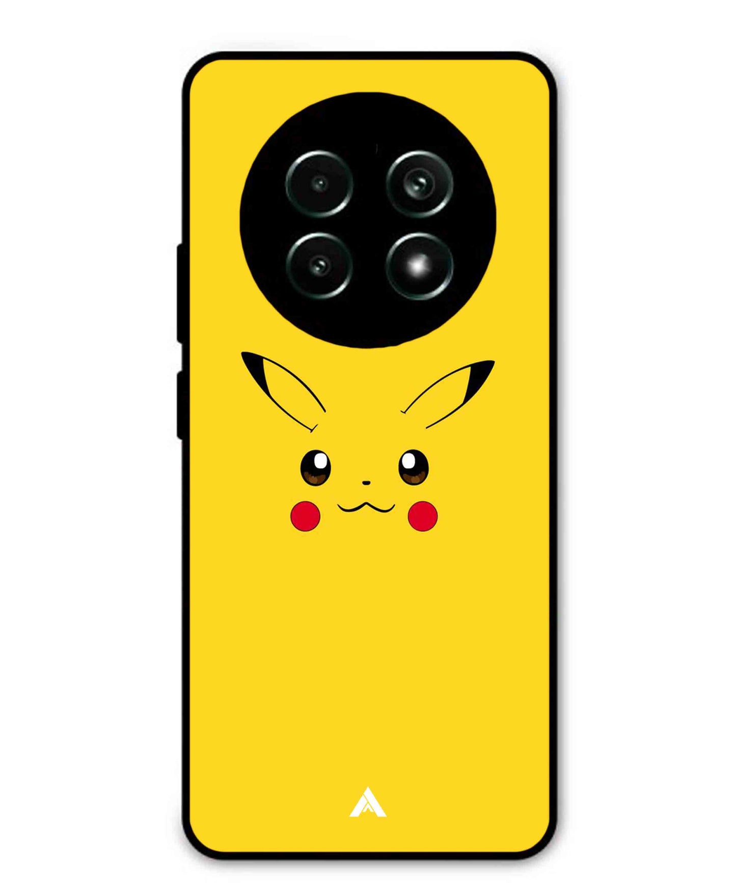 Pikachu Pokemon Metal Back Cover Phone Case for Realme 13