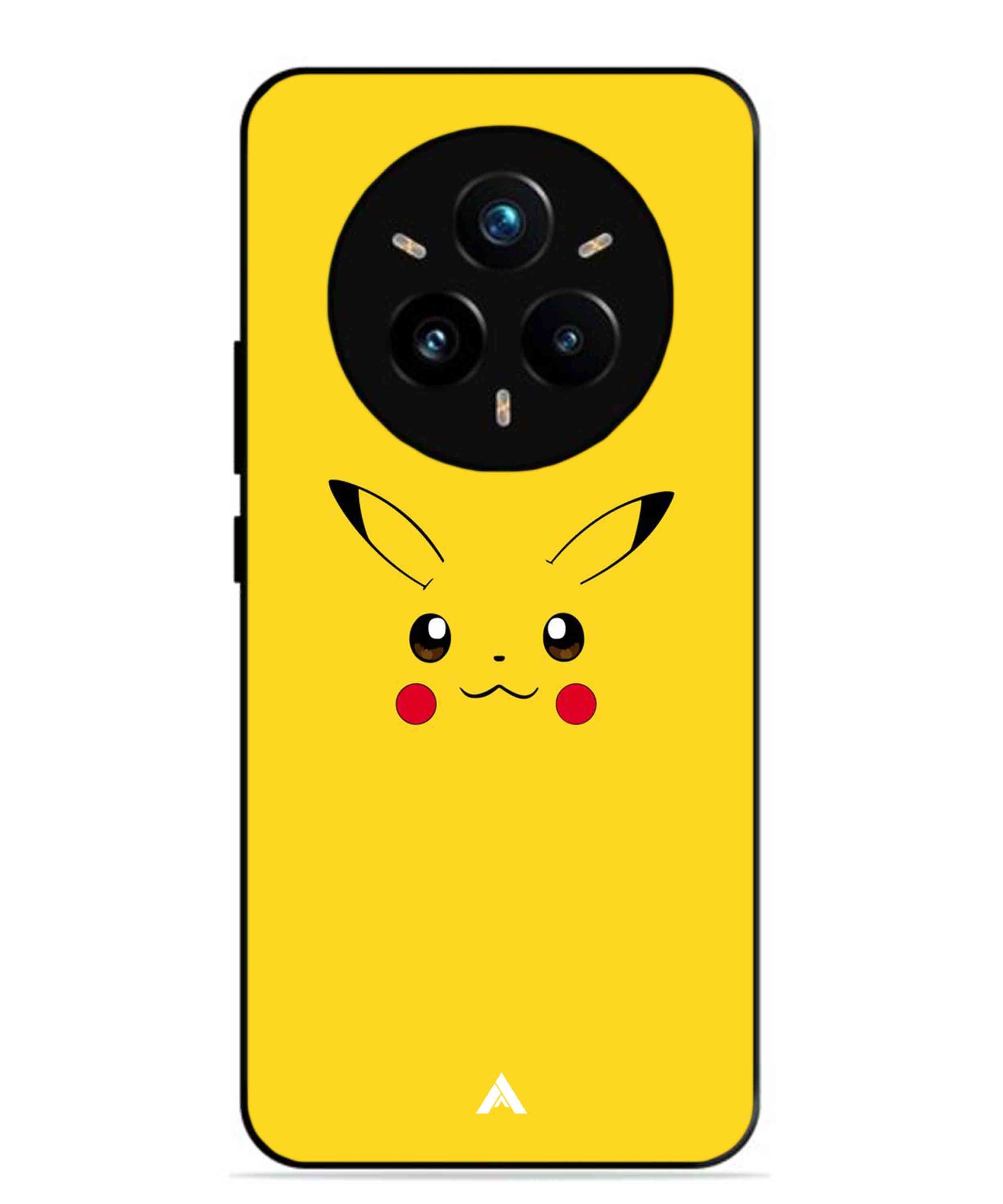 Pikachu Pokemon Metal Back Cover Phone Case for Realme 14 Pro Plus