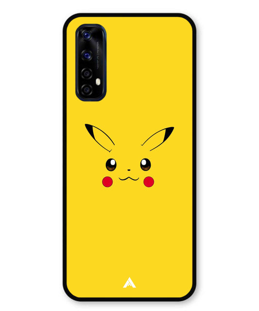 Pikachu Pokemon Metal Back Cover Phone Case for Realme 7