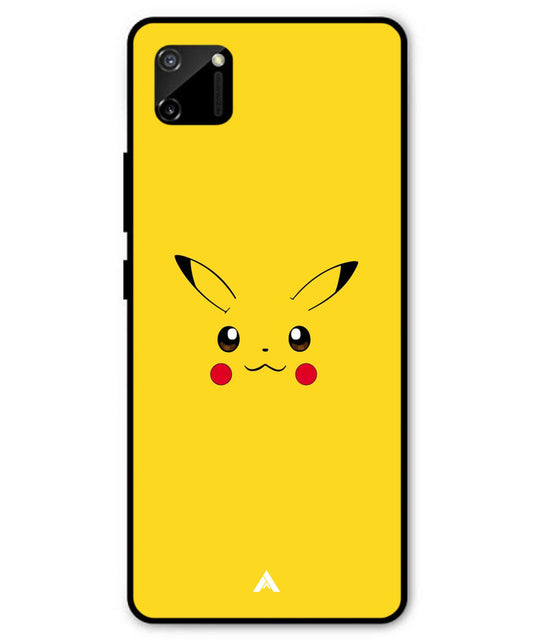 Pikachu Pokemon Metal Back Cover Phone Case for Realme C11