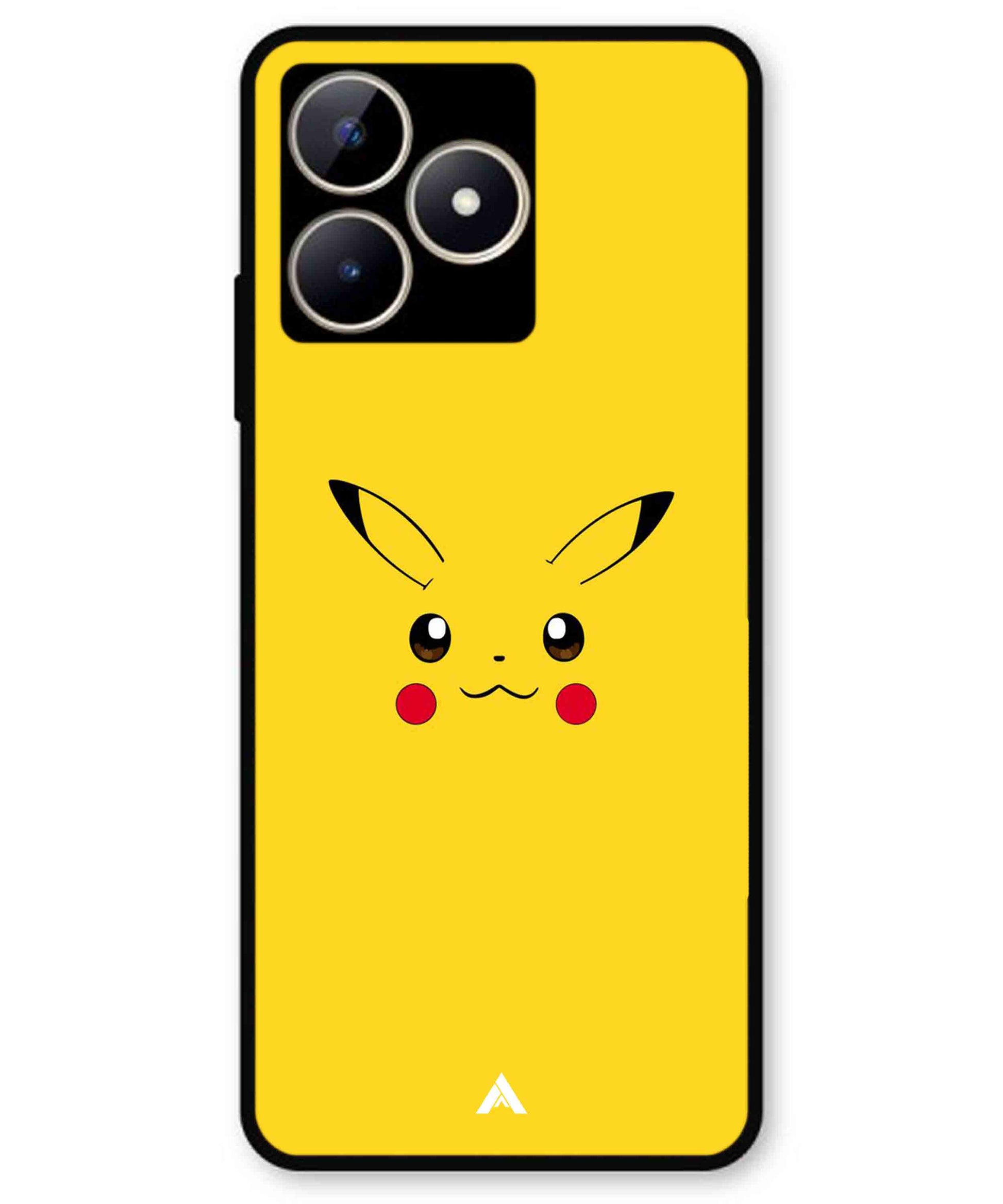 Pikachu Pokemon Metal Back Cover Phone Case for Realme C51