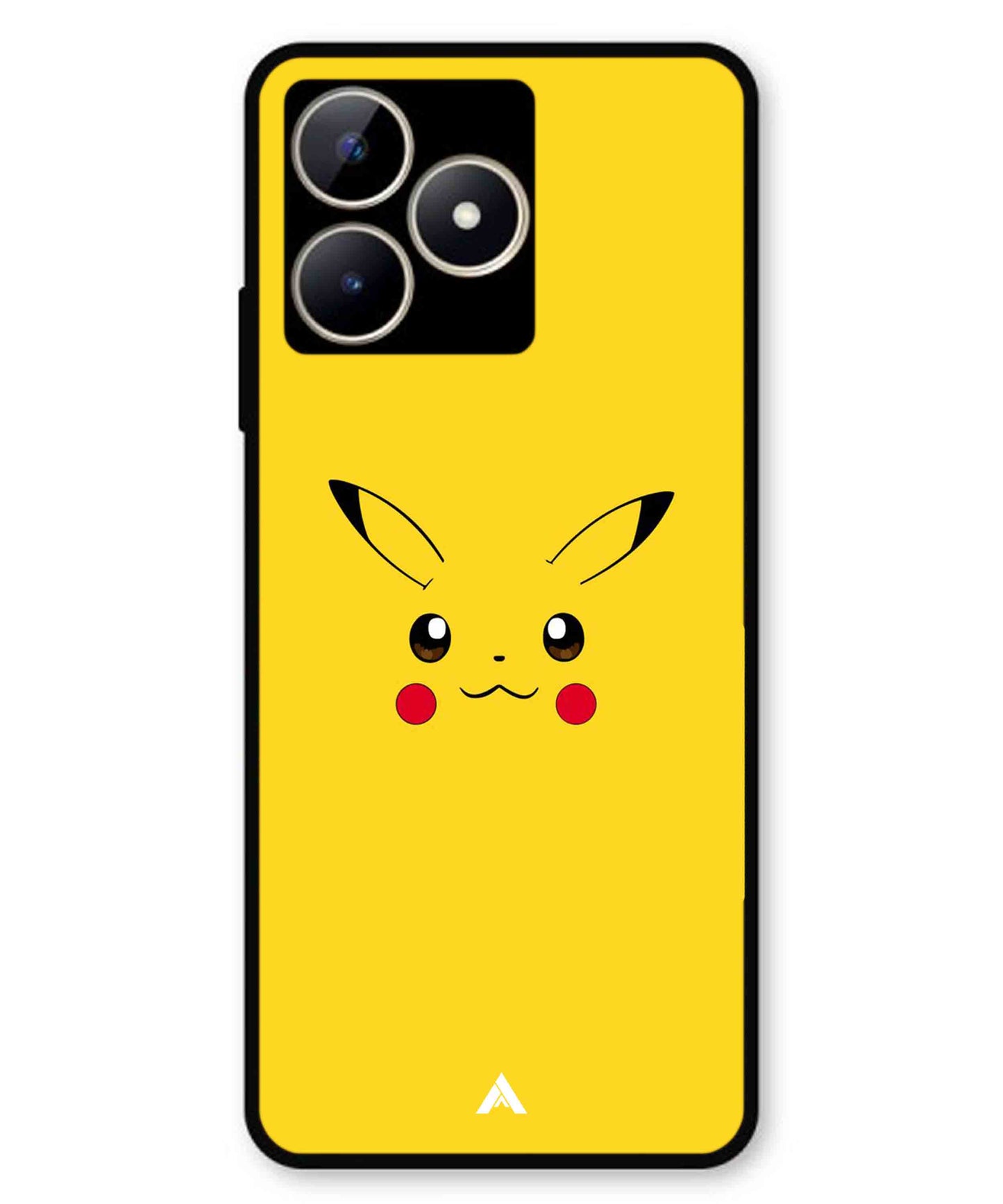Pikachu Pokemon Metal Back Cover Phone Case for Realme C53