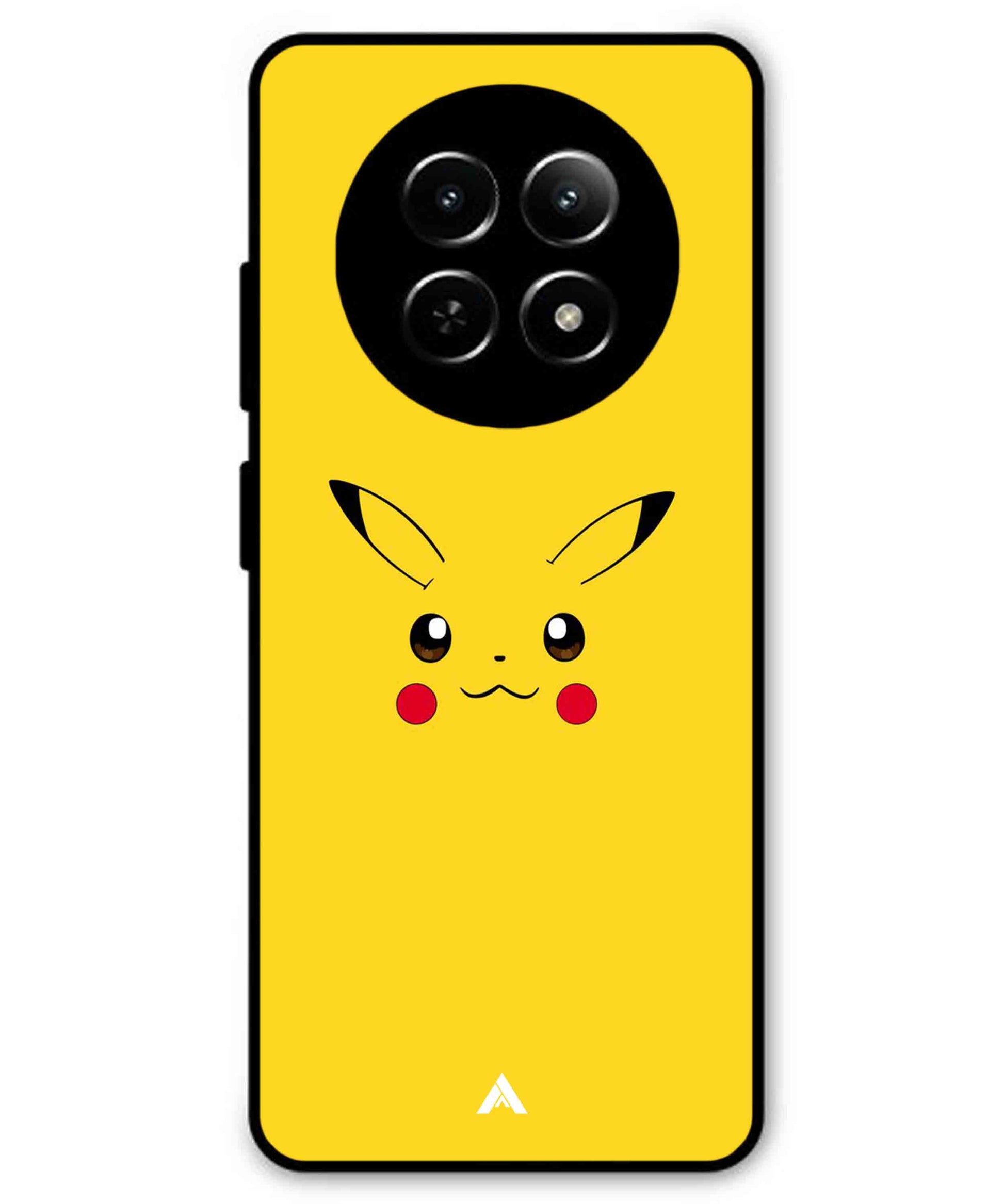 Pikachu Pokemon Metal Back Cover Phone Case for Realme C65