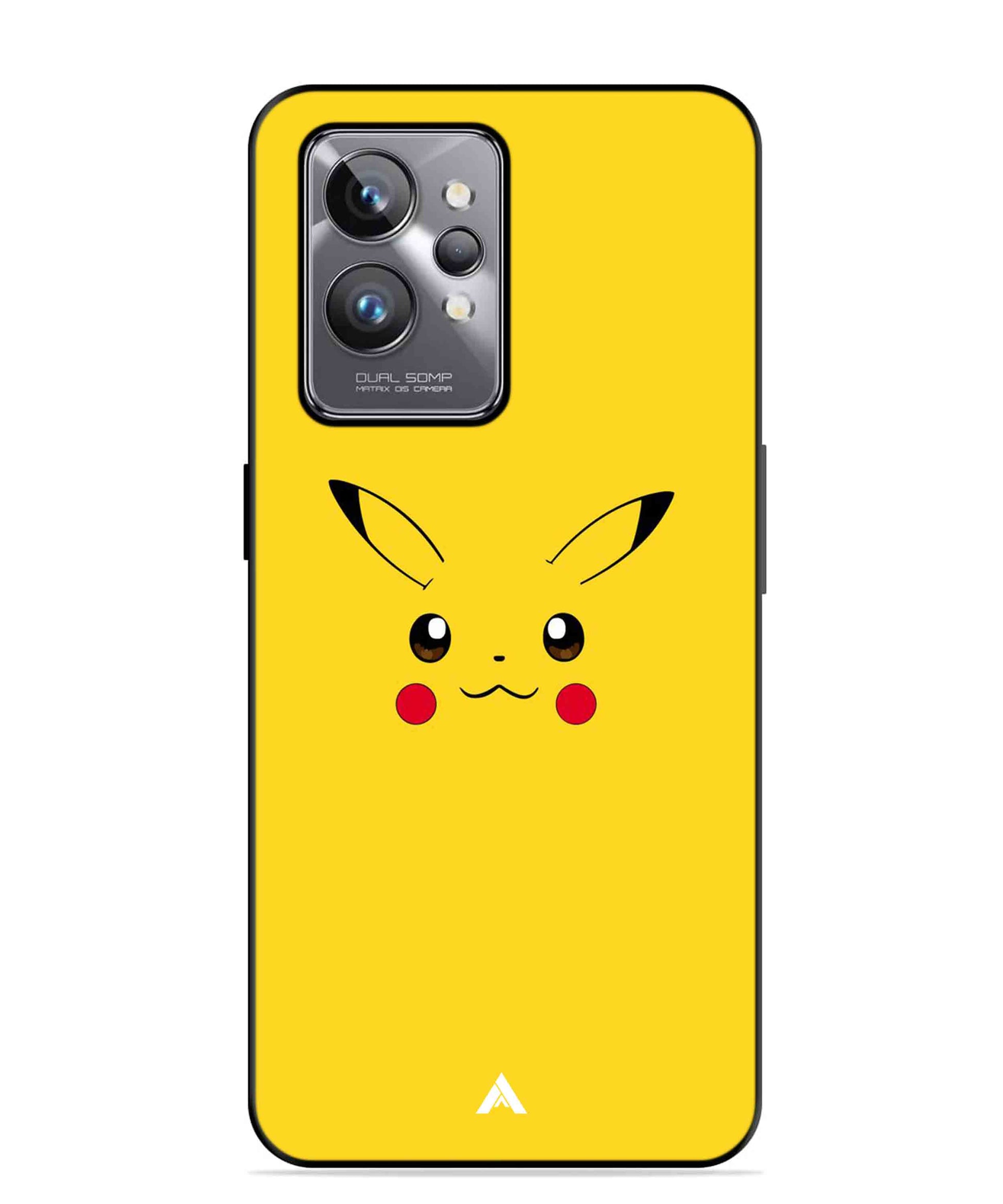 Pikachu Pokemon Metal Back Cover Phone Case for Realme GT 2 Pro