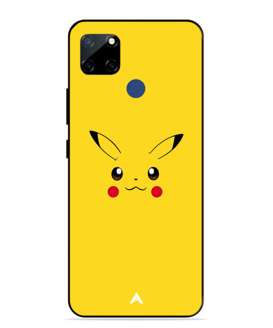 Pikachu Pokemon Metal Back Cover Phone Case for Realme Narzo 20