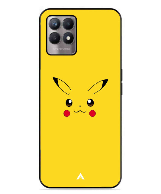 Pikachu Pokemon Metal Back Cover Phone Case for Realme Narzo 50