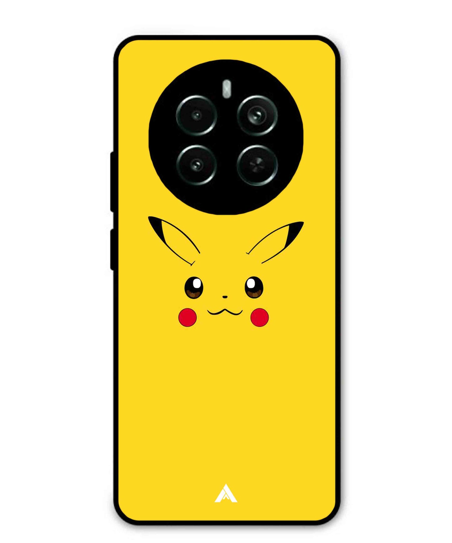 Pikachu Pokemon Metal Back Cover Phone Case for Realme Narzo 70