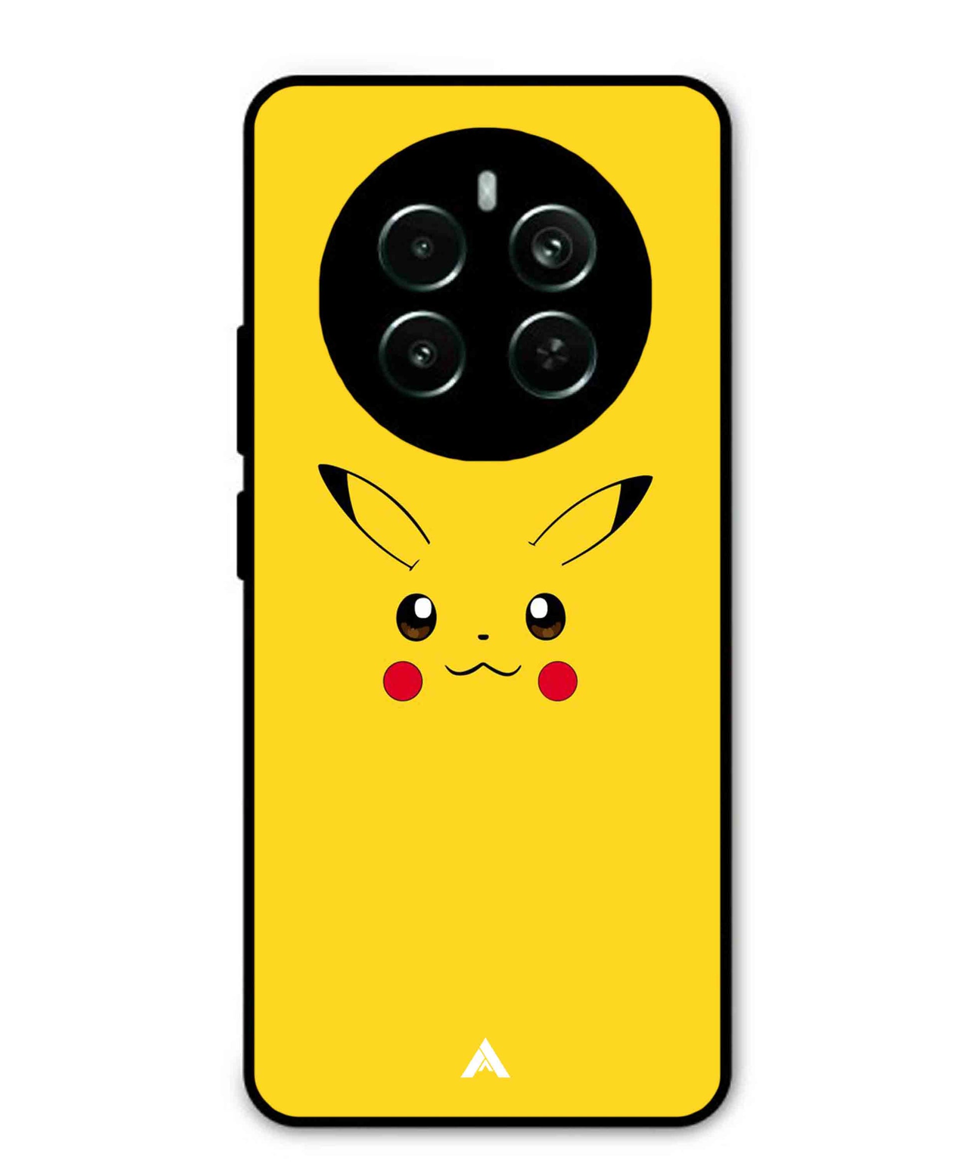Pikachu Pokemon Metal Back Cover Phone Case for Realme Narzo 70