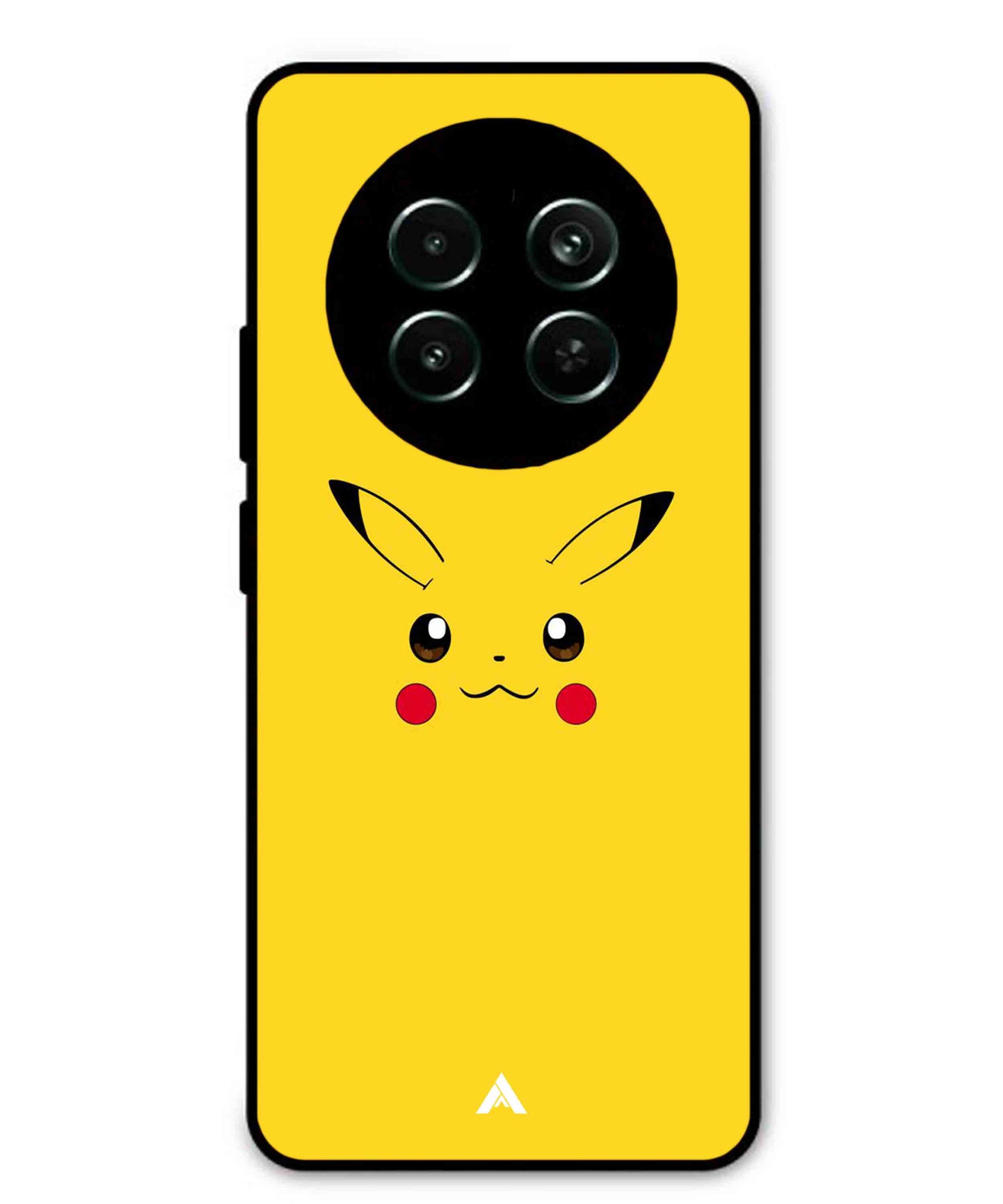 Pikachu Pokemon Metal Back Cover Phone Case for Realme Narzo 70X