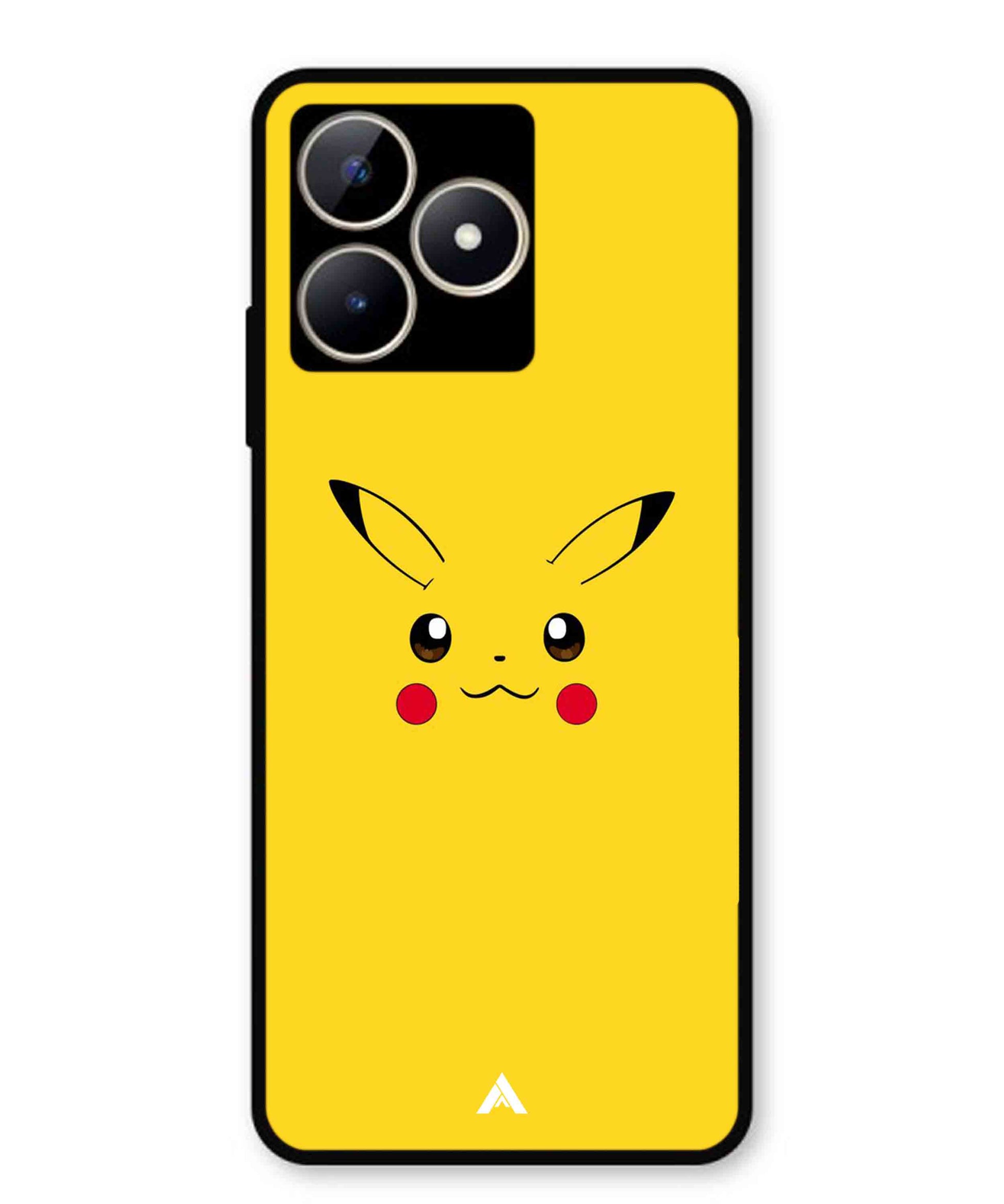 Pikachu Pokemon Metal Back Cover Phone Case for Realme Narzo N53