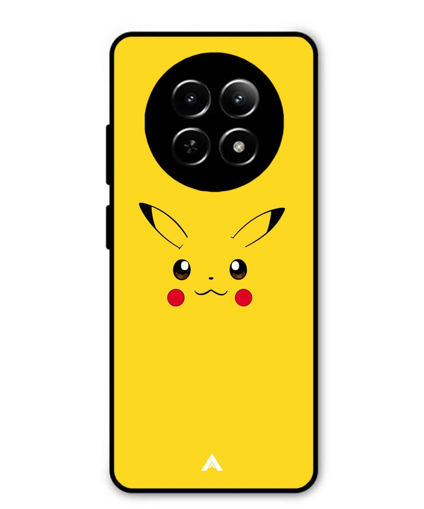 Pikachu Pokemon Metal Back Cover Phone Case for Realme Narzo N65