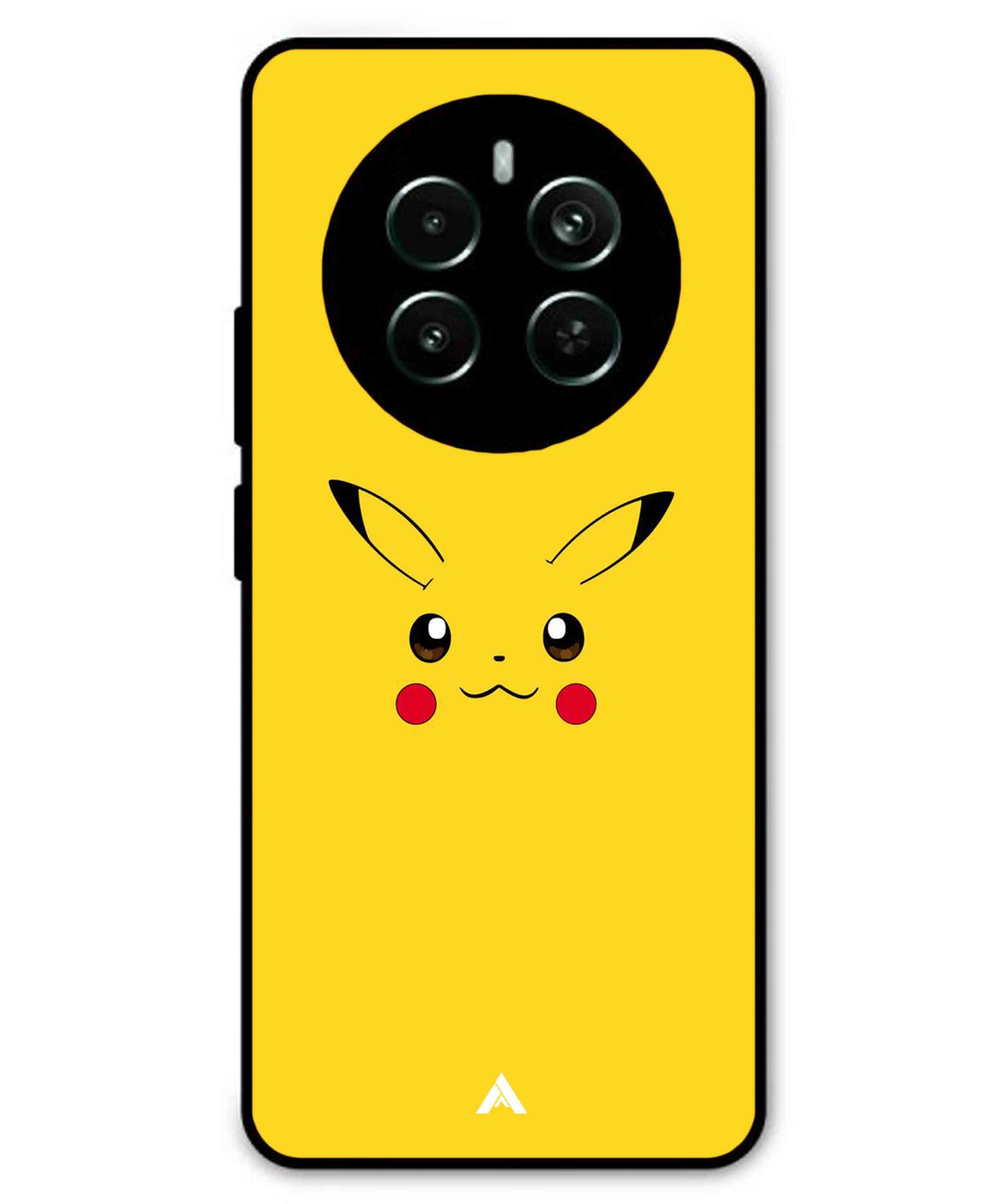 Pikachu Pokemon Metal Back Cover Phone Case for Realme P1