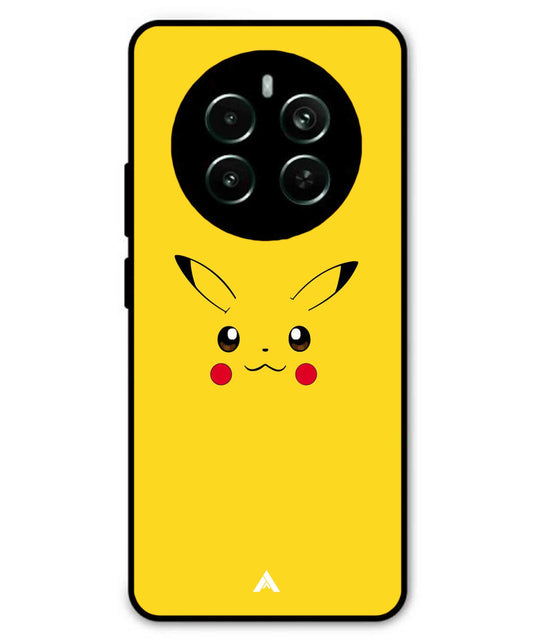 Pikachu Pokemon Metal Back Cover Phone Case for Realme P1