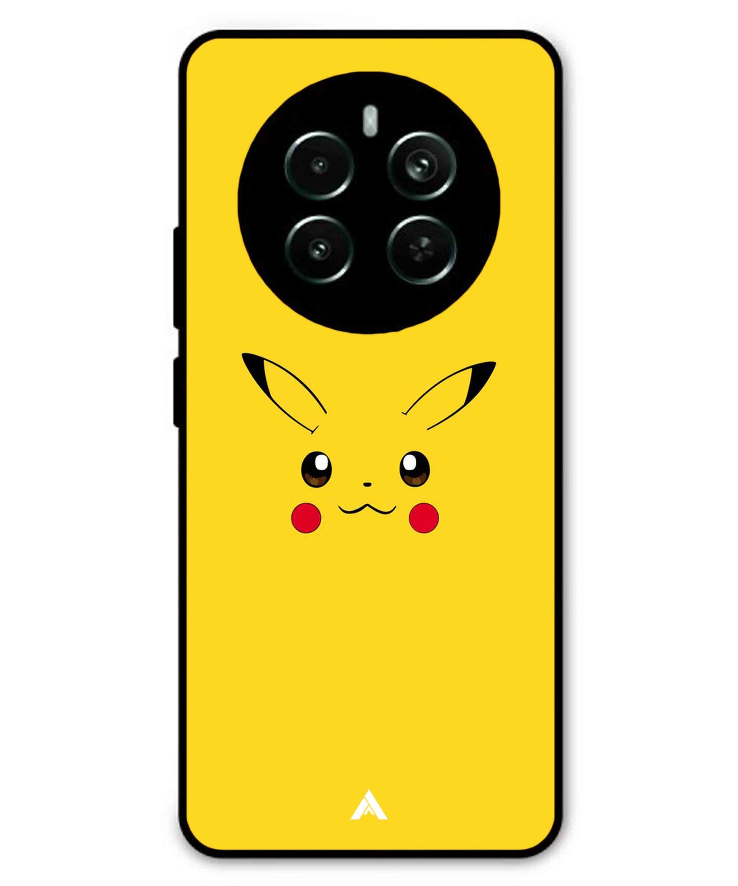 Pikachu Pokemon Metal Back Cover Phone Case for Realme P1 Pro
