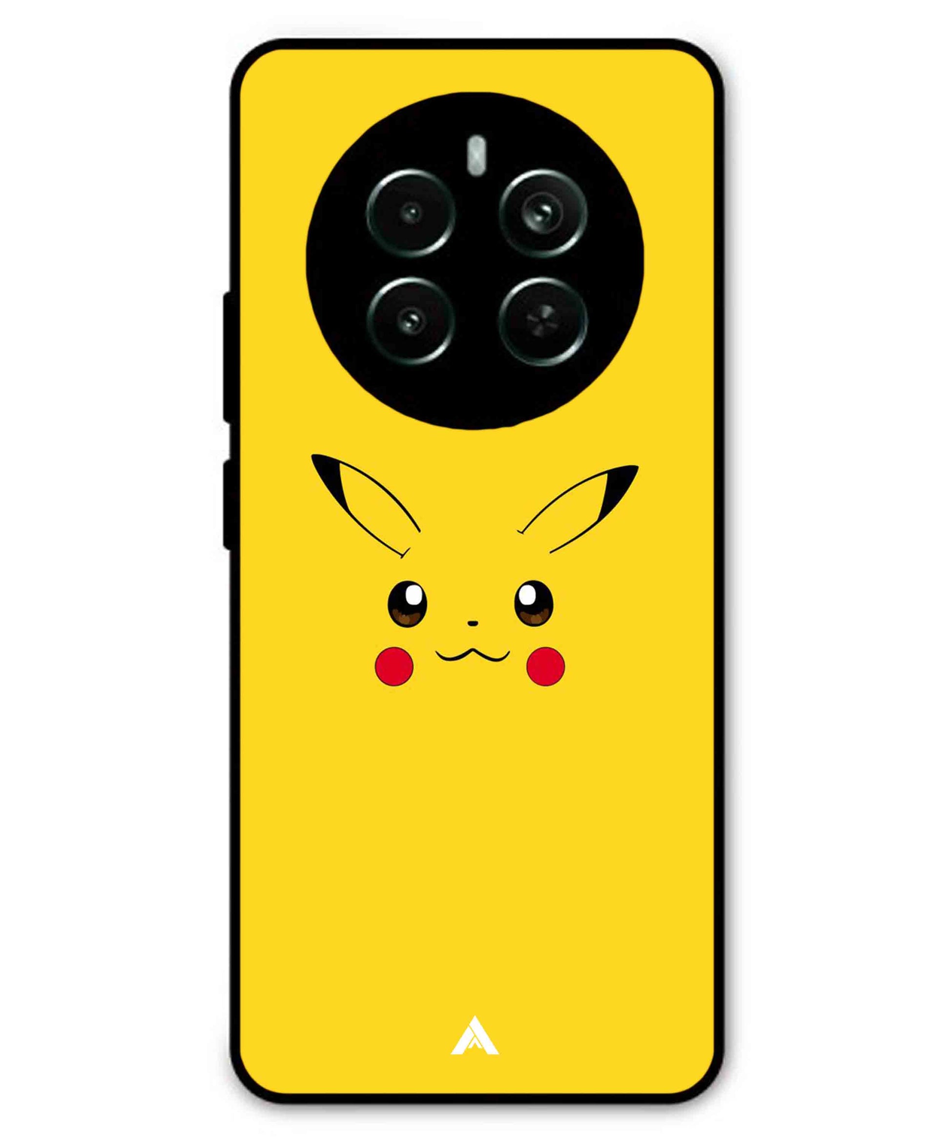 Pikachu Pokemon Metal Back Cover Phone Case for Realme P1 Pro