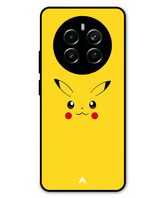 Pikachu Pokemon Metal Back Cover Phone Case for Realme P1 Pro