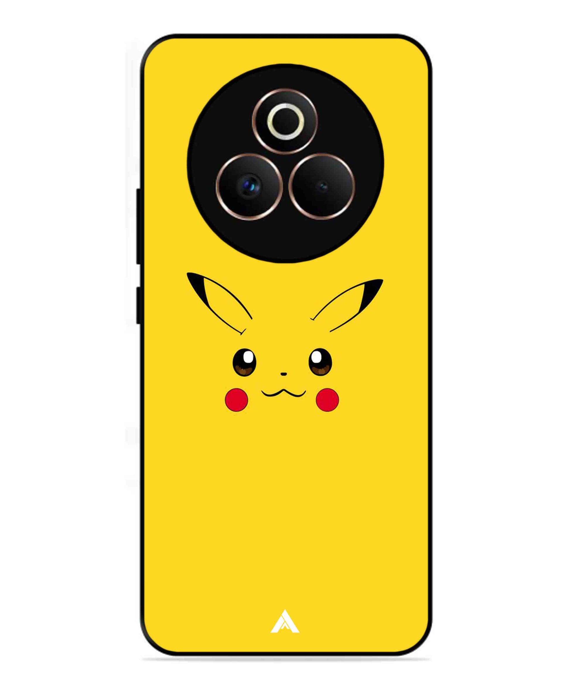 Pikachu Pokemon Metal Back Cover Phone Case for Realme P3 Pro