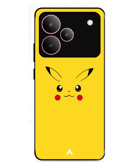 Pikachu Pokemon Metal Back Cover Phone Case for Realme P4