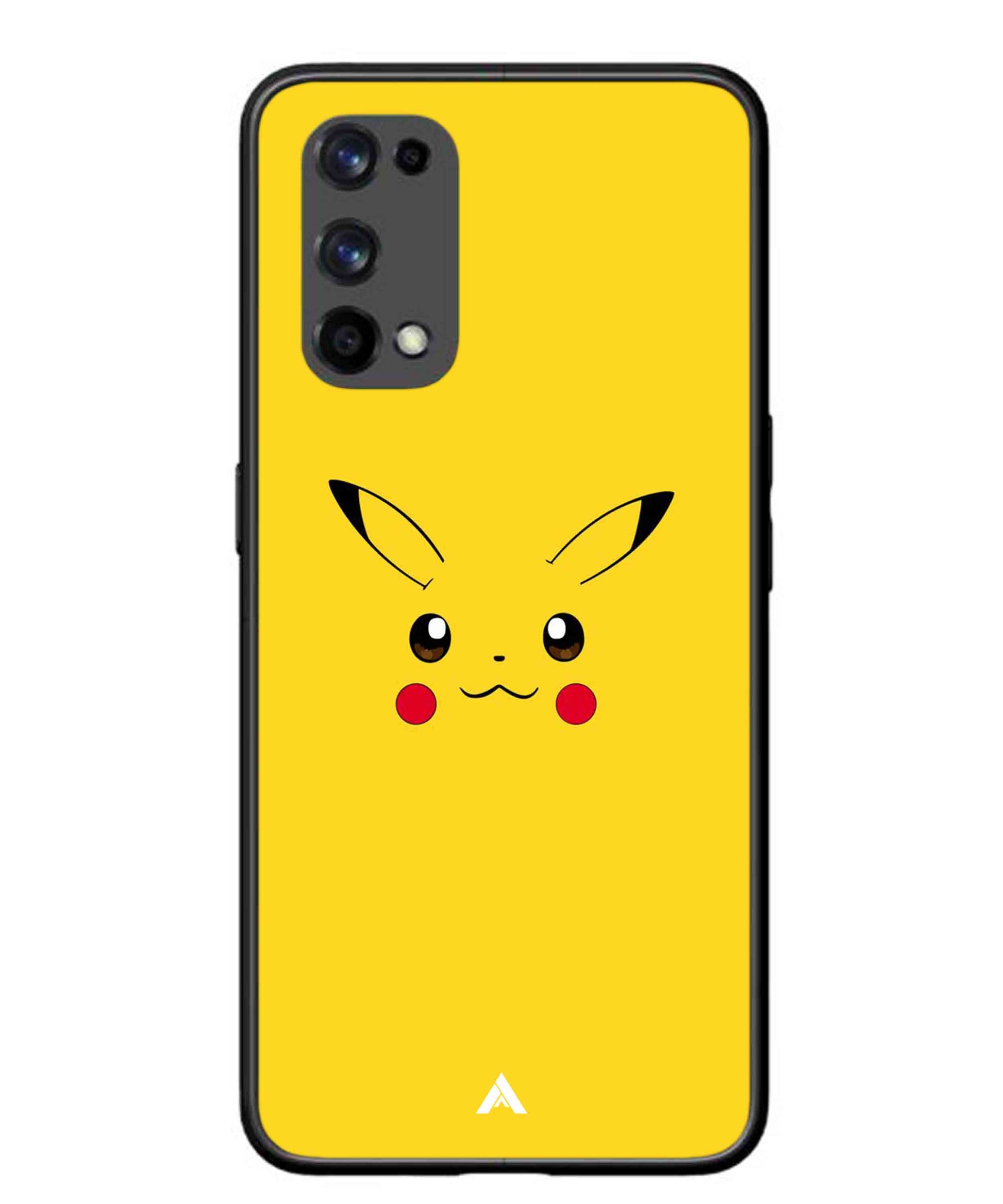 Pikachu Pokemon Metal Back Cover Phone Case for Realme X7 Pro