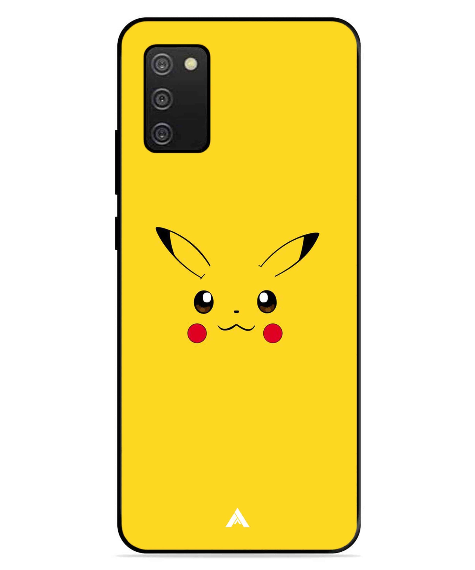 Pikachu Pokemon Metal Back Cover Phone Case for Samsung Galaxy A03s