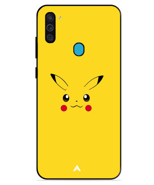 Pikachu Pokemon Metal Back Cover Phone Case for Samsung Galaxy A11