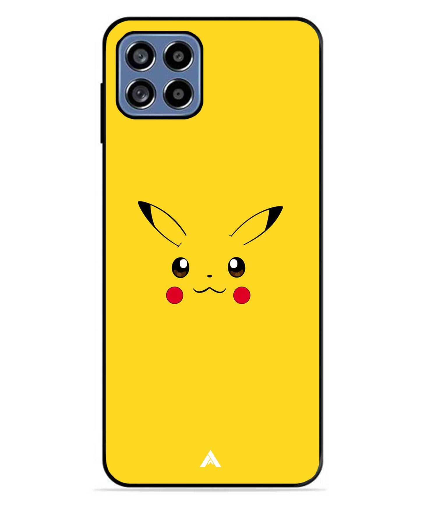Pikachu Pokemon Metal Back Cover Phone Case for Samsung Galaxy A22 5G