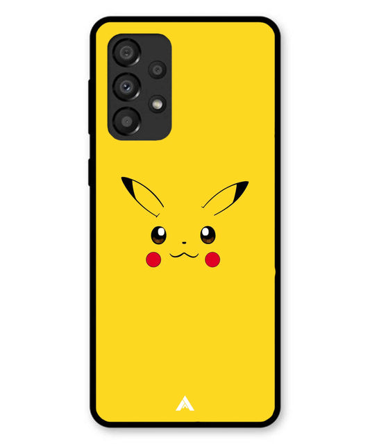 Pikachu Pokemon Metal Back Cover Phone Case for Samsung Galaxy A33 5G