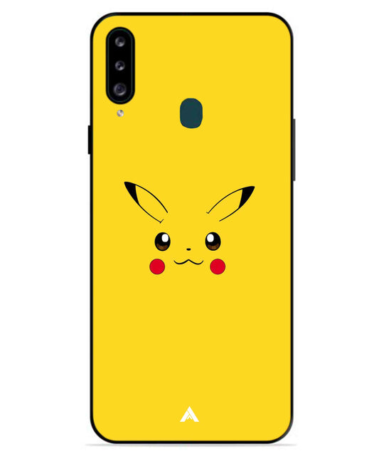 Pikachu Pokemon Metal Back Cover Phone Case for Samsung Galaxy A70s